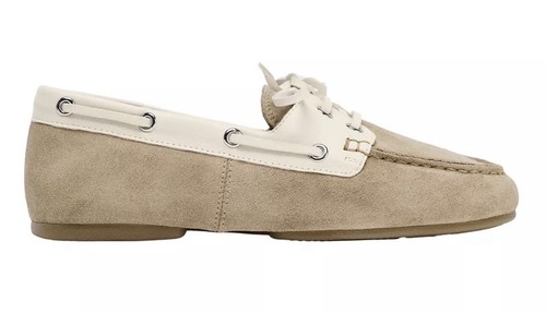 Zara contrast suede lace - zara,