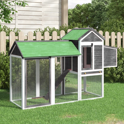 Chicken coop grey solid - coop,