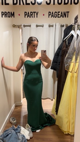 Pia michi green strapless - michi,