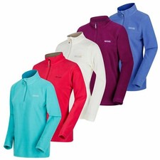 Regatta Womens Fleece Sweetheart Light Weight Micro Half Zip Quick Dry Top 8-20