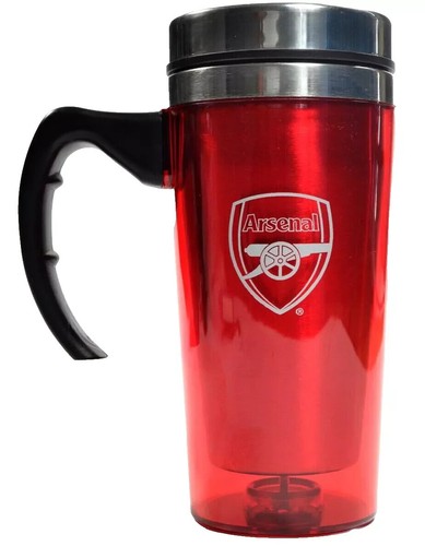 Arsenal travel mug - arsenal, handled