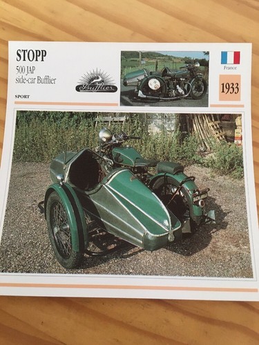 Stopp 500 jap side car - stopp, side-car