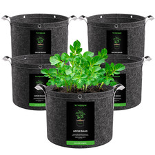 VIVOSUN 5x 20 L Plant Grow Bags Potato Vegetable Garden Planter Bag 5 Gallon