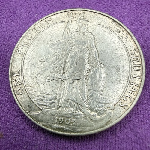 1905 edward vii florin - florin, 2/-