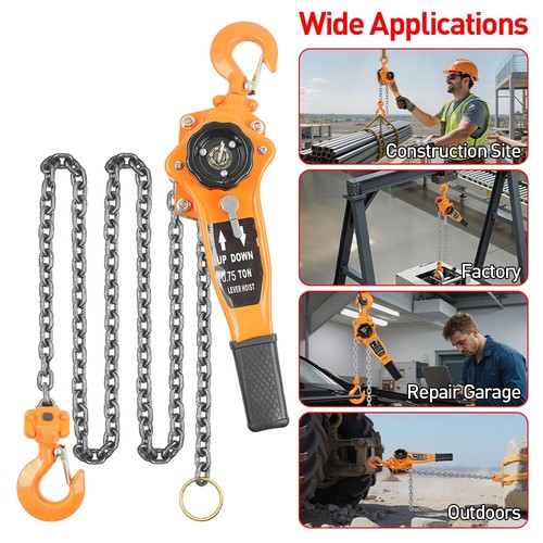 Chain hoist block and - 1.5/3m,