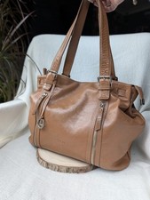 L.Credi Brown Leather Shopper