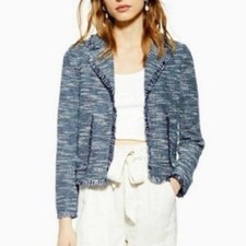 Topshop Women's Navy Open
