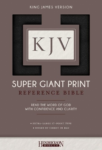 Kjv super giant print bible - print, by
