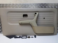 BMW E30 316 1987 3 Series Left Hand Door Card Cream With Handle & Door Parts