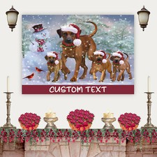 Rhodesian Ridgeback Dog Canvas