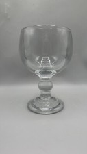 Vintage Anchor Hocking Heavy Oversized Smokey Glass Goblet