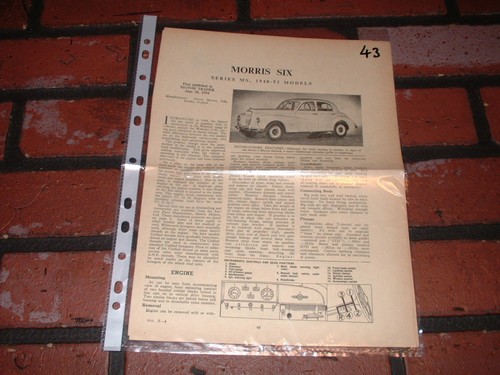 Morris six motor trader - morris,