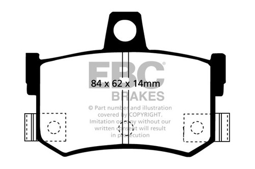 Ebc ultimax rear - rear, pads