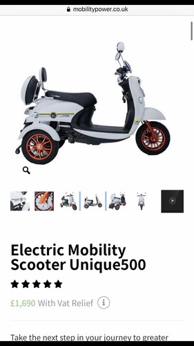 Mobility scooter green power - scooter,