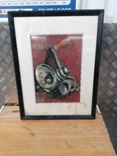Vintage Original Watercolour Of A Mincer Signed J Blundell 1968