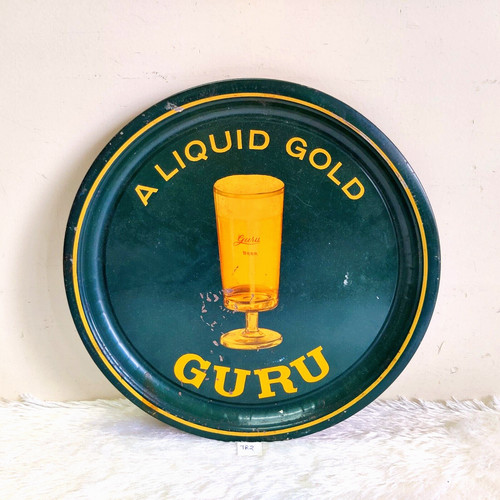 Vintage liquid gold guru beer - gold,