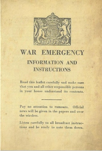 War emergency information - emergency,