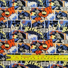 Batman Comic Cotton Fabric