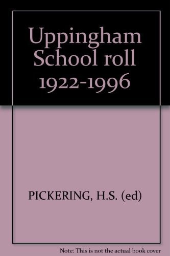Uppingham school roll - uppingham,
