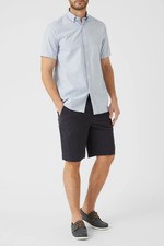 Maine Navy Shorts Mens Casual