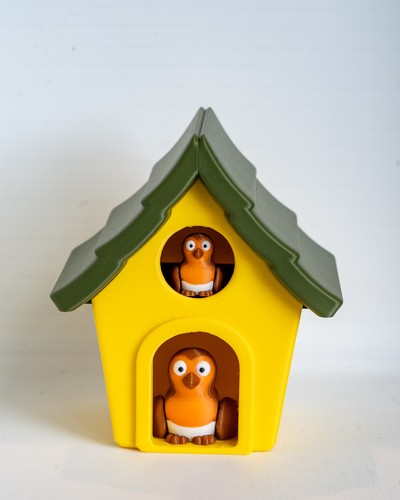 Robin bird house - house, ornament