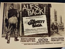 Sk156 Ephemera 1958 Film Advert The Alf Garnett Saga