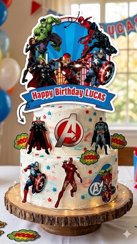 Marvel avengers photo - marvel, cake