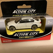 BMW 3series White  By RealToy Diecast Model 1/64 NEW BOXED