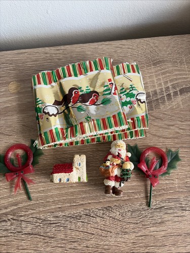 Vintage christmas xmas cake - vintage,