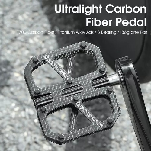 Bike pedals ultralight t700 - bike,