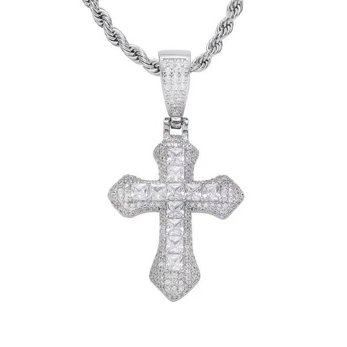 Crystal cross big - cross, pendant