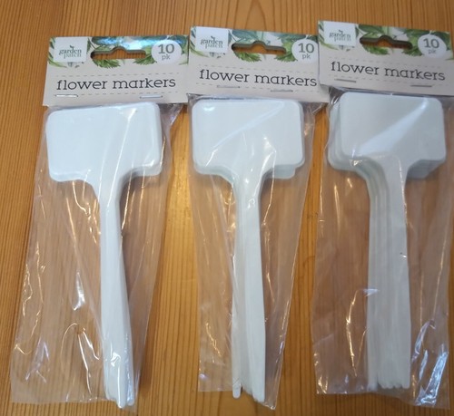 Plastic plant labels - plant,