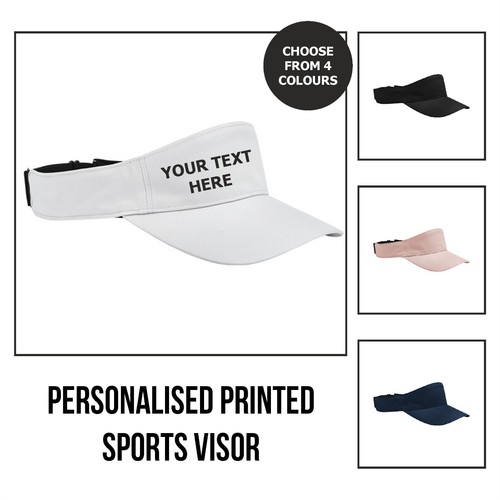 Personalised sports visor - personalised,