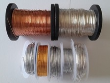 Craft Wire - Aluminium Wire - Copper Wire - Silver Plated Copper - Brass Wire