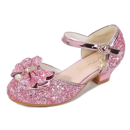Girls low heel party mary - heel,