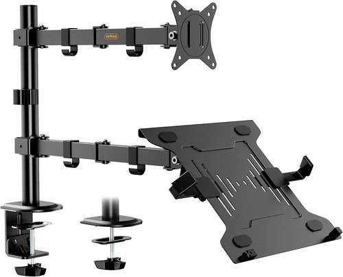 Monitor arm with - monitor, laptop
