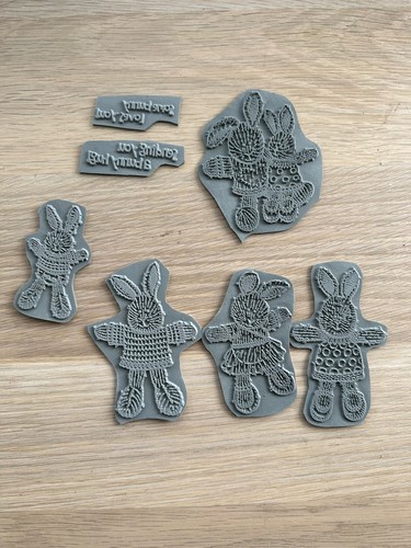 Sugar nellie bunny stamps - sugar,