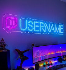 Custom LED Gamertag Sign with