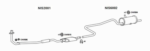 Euroflo exhaust system for - exhaust,