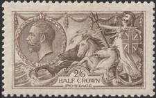 SG 408 2/6d Sepia Brown N64