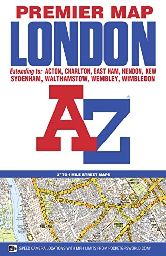 London premier map - london, (a-z