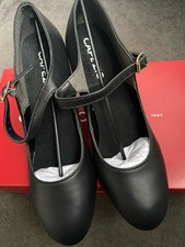 Capezio Women’s Manhattan Xtreme Tap Shoes Black Leather Brand New  Size 3.5 UK