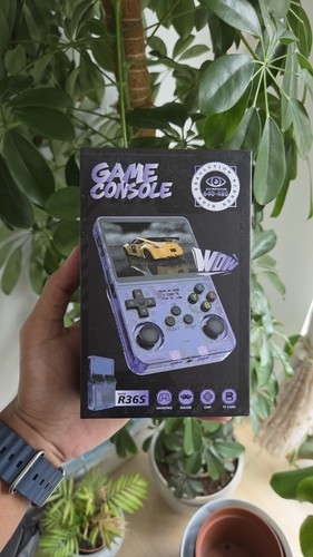Purple r36s retro handheld - purple,