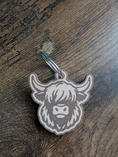 Highland cow keyring - highland,
