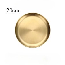 Gold stainless steel plates - steel,