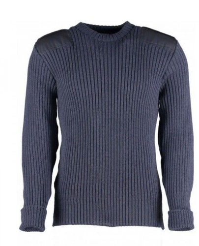 Blue crew neck raf - neck,