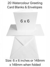 20 x Watercolour Blank