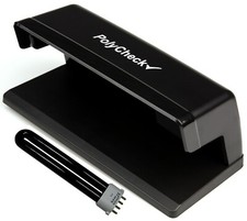 PolyCheck 9W UV Fake Paper & Polymer Note Detector + Spare DuraBulb Bulb