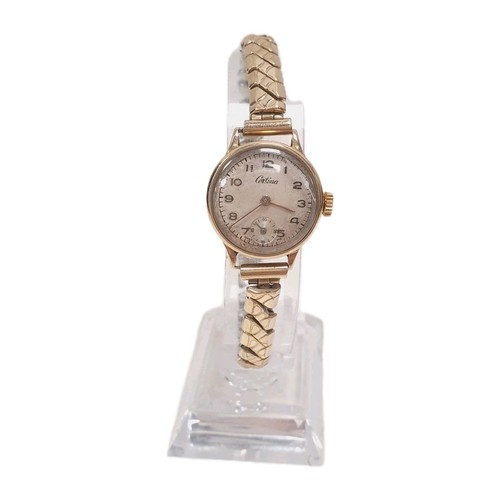 Vintage 9ct gold certina - vintage,