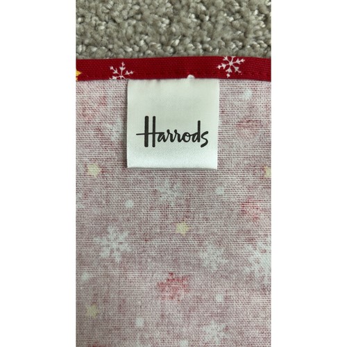 Harrods tea towel - towel, red